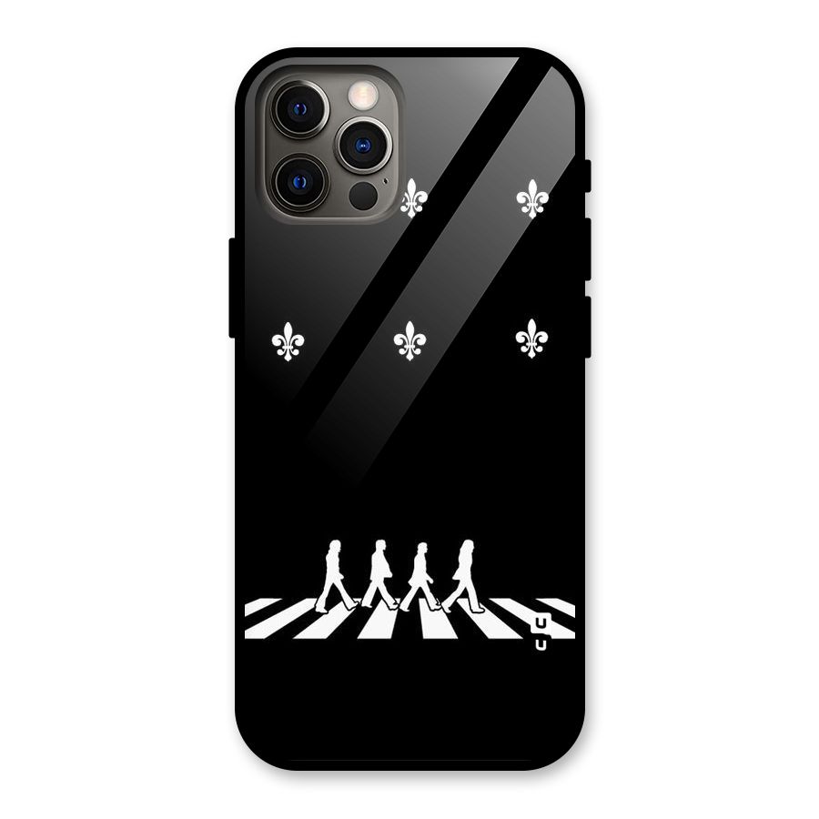 Walking Four Glass Back Case for iPhone 12 Pro