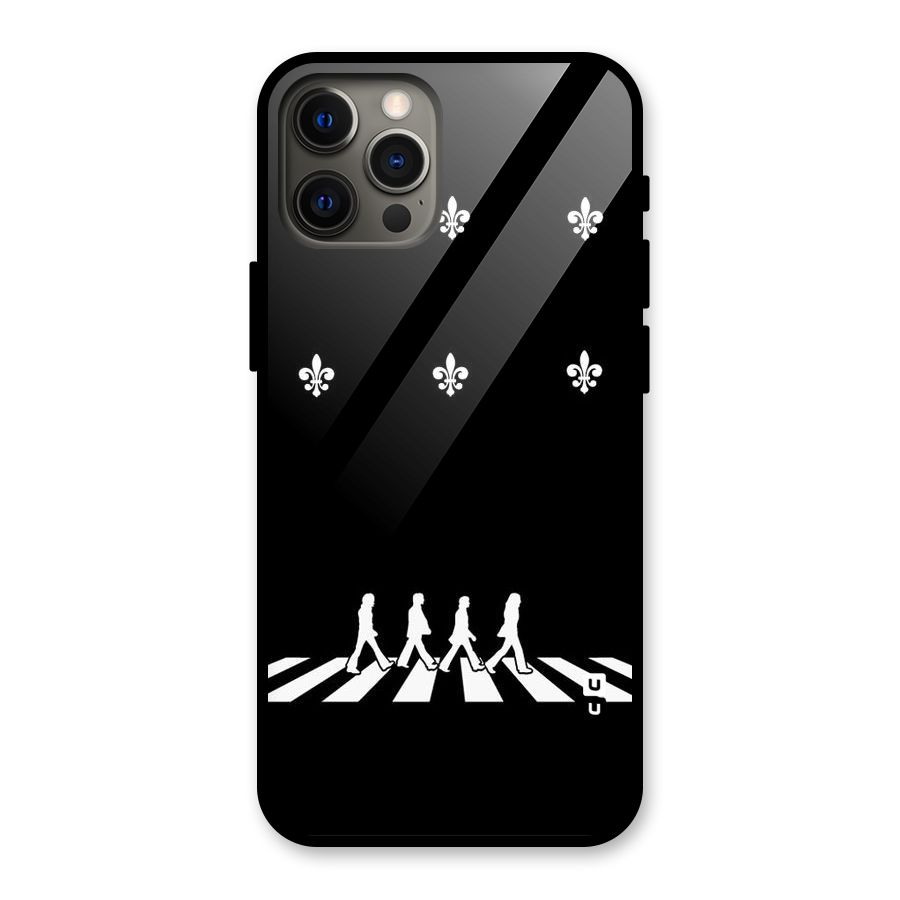 Walking Four Glass Back Case for iPhone 12 Pro Max