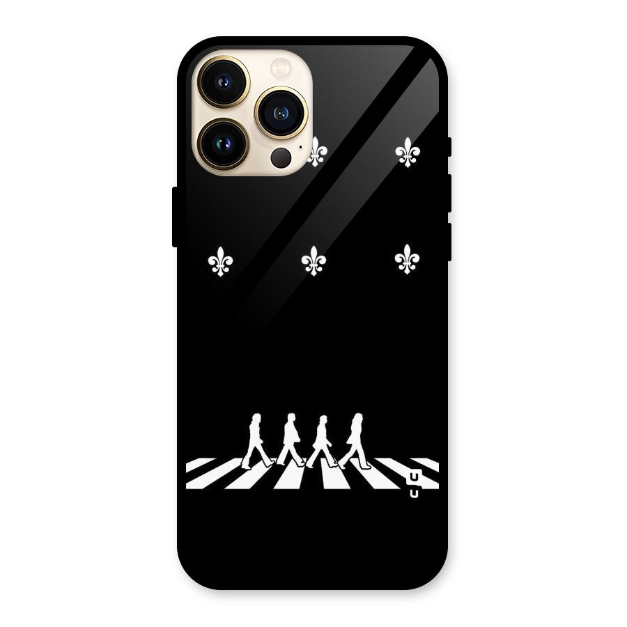 Walking Four Glass Back Case for iPhone 13 Pro Max