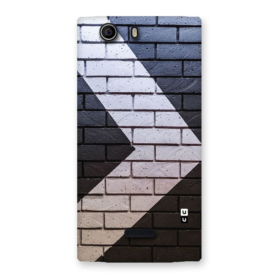 Wall Arrow Design Back Case for Canvas Nitro 2 E311