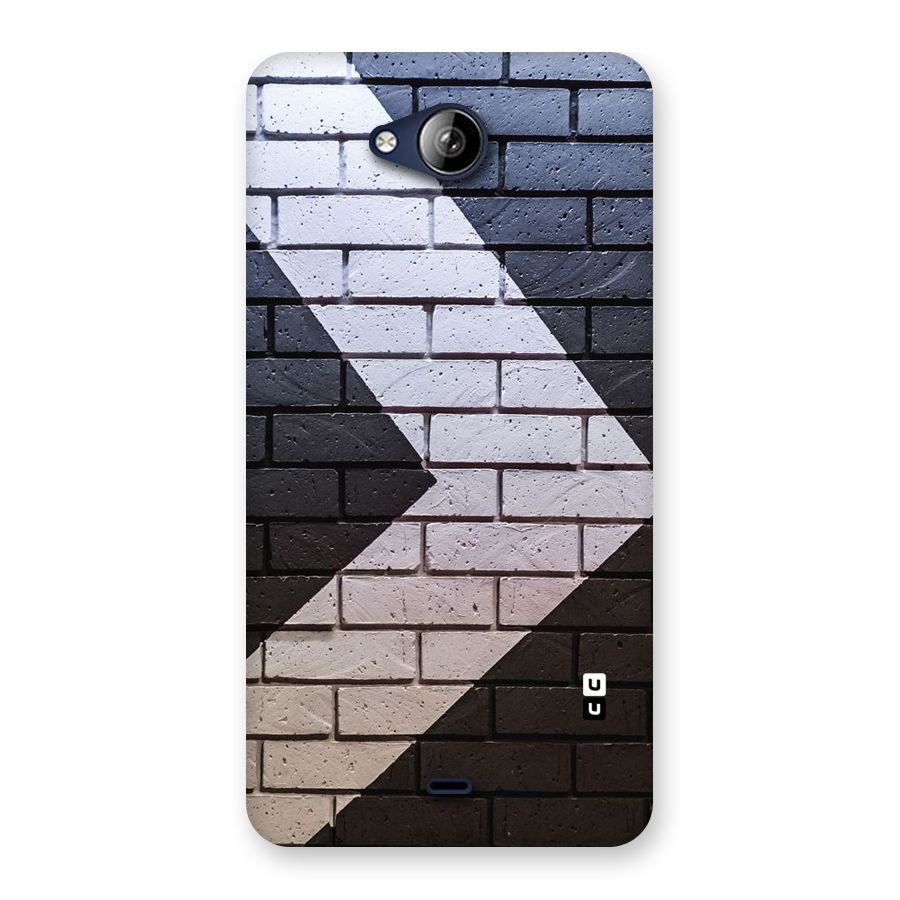 Wall Arrow Design Back Case for Canvas Play Q355