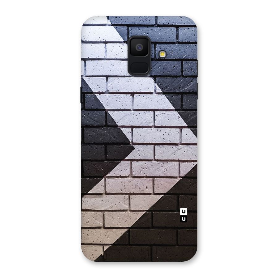 Wall Arrow Design Back Case for Galaxy A6 (2018)