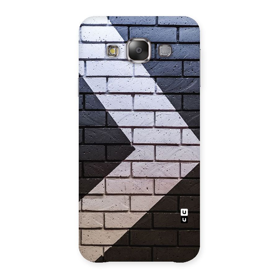 Wall Arrow Design Back Case for Galaxy E7