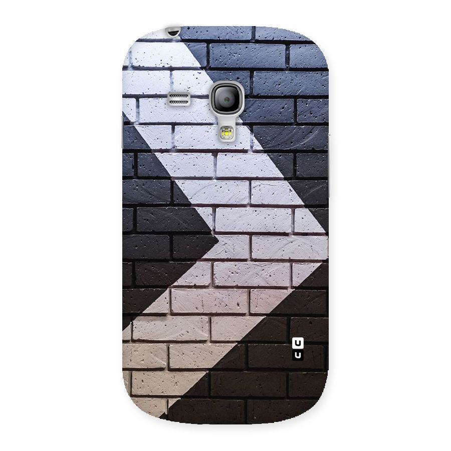 Wall Arrow Design Back Case for Galaxy S3 Mini