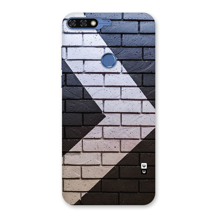 Wall Arrow Design Back Case for Honor 7C