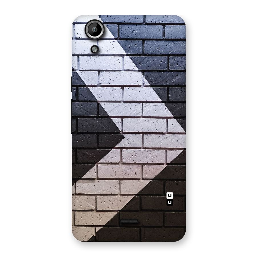 Wall Arrow Design Back Case for Micromax Canvas Selfie Lens Q345