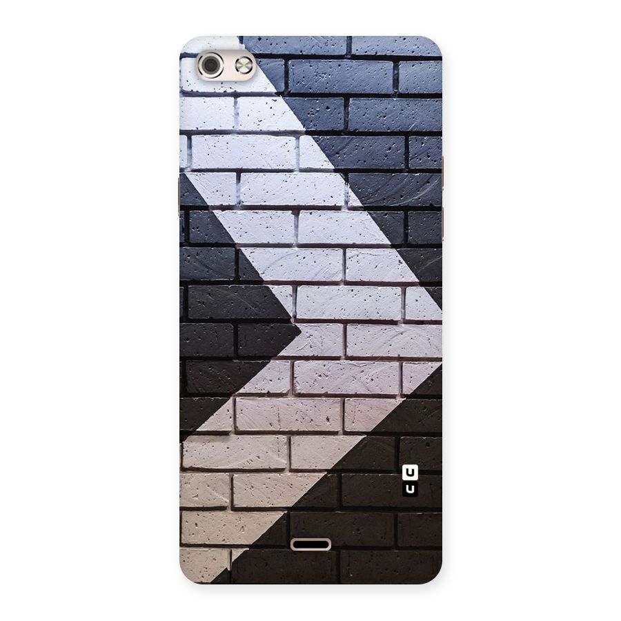 Wall Arrow Design Back Case for Micromax Canvas Silver 5