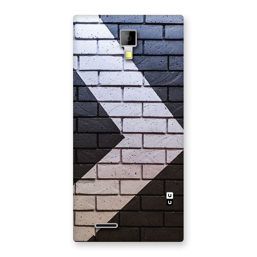 Wall Arrow Design Back Case for Micromax Canvas Xpress A99