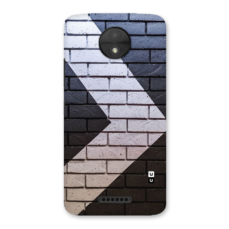 Wall Arrow Design Back Case for Moto C
