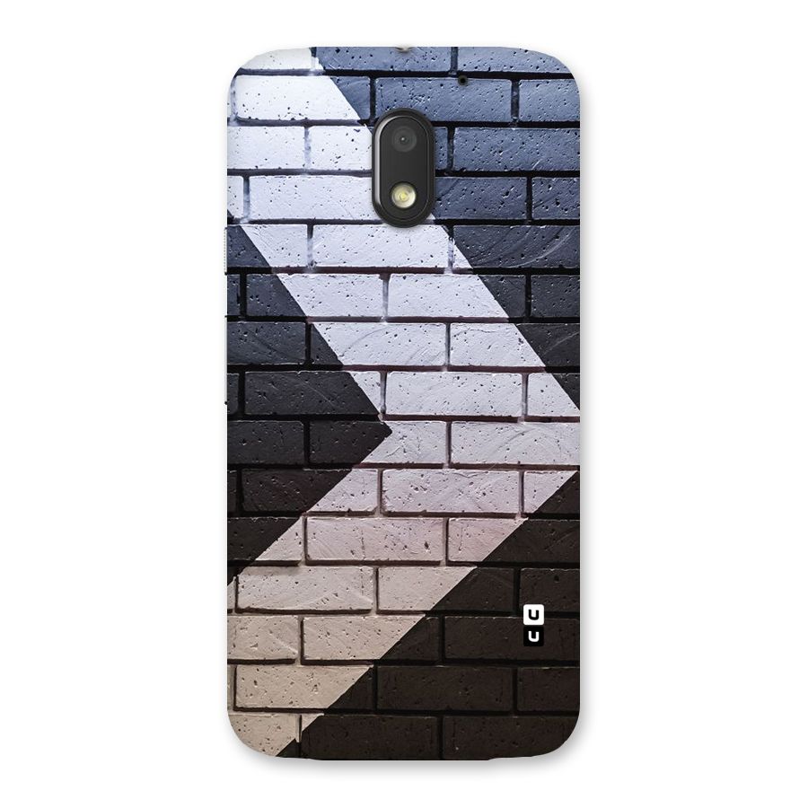 Wall Arrow Design Back Case for Moto E3 Power