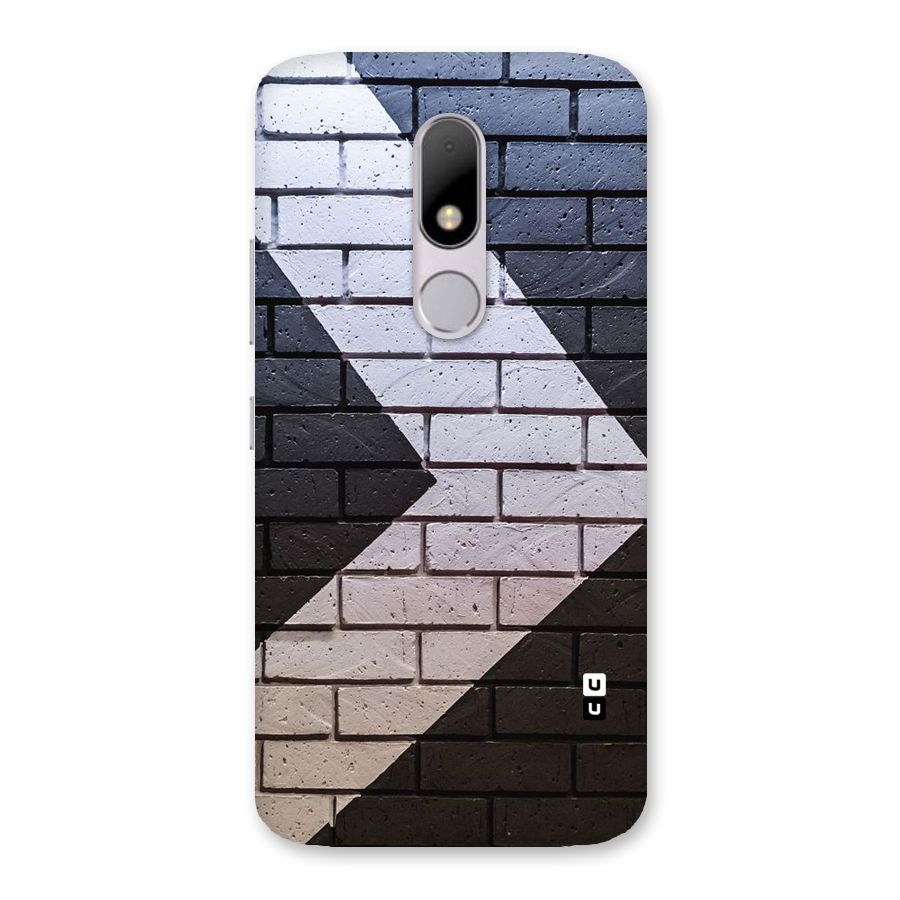 Wall Arrow Design Back Case for Moto M