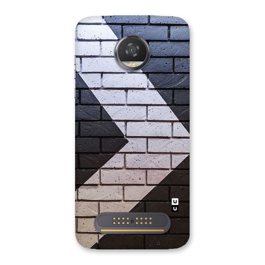 Wall Arrow Design Back Case for Moto Z2 Play
