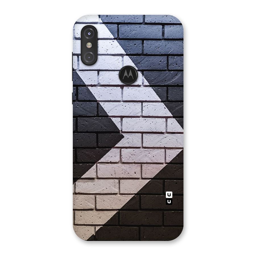 Wall Arrow Design Back Case for Motorola One Power