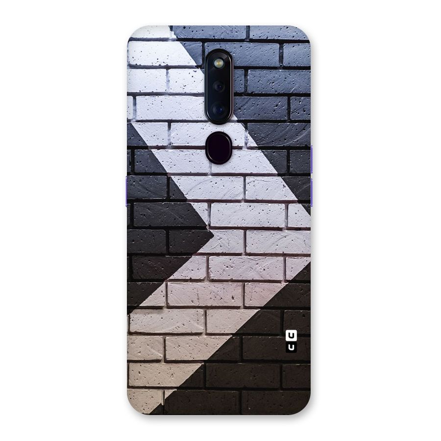 Wall Arrow Design Back Case for Oppo F11 Pro