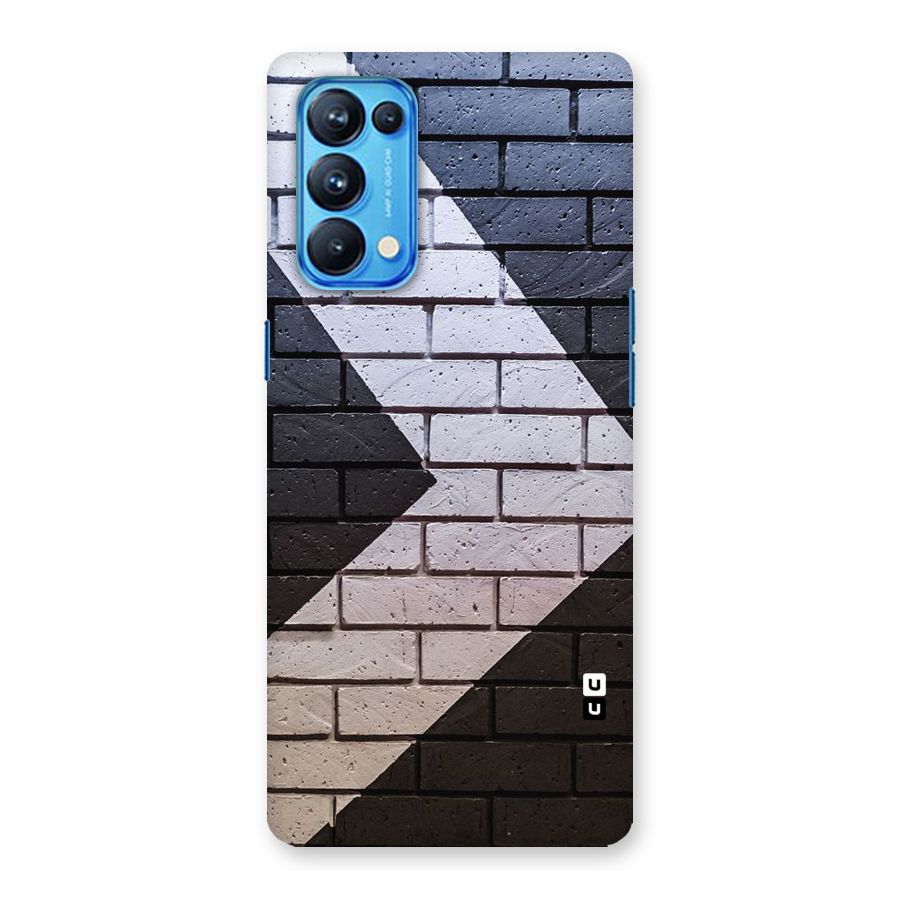 Wall Arrow Design Back Case for Oppo Reno5 Pro 5G