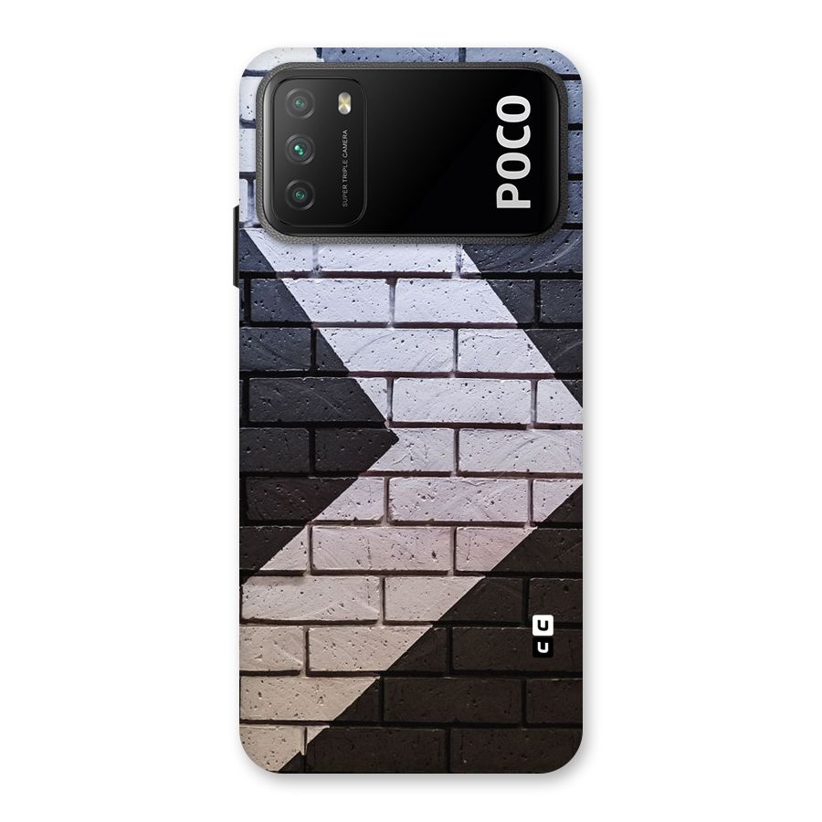 Wall Arrow Design Back Case for Poco M3