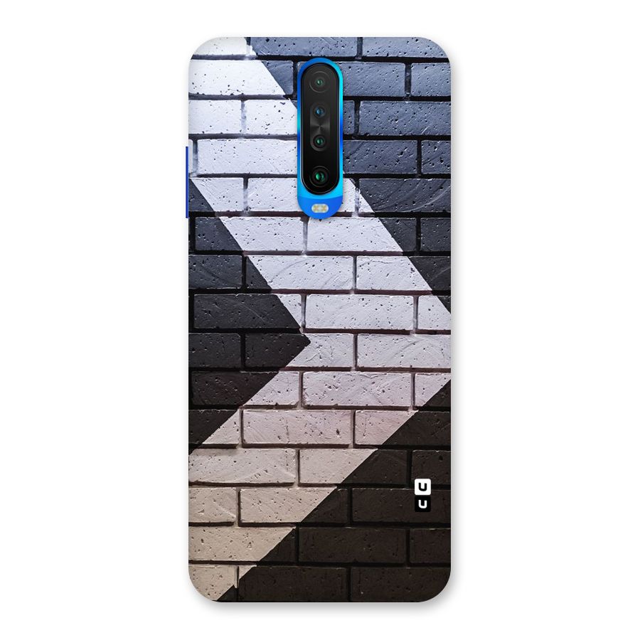 Wall Arrow Design Back Case for Poco X2