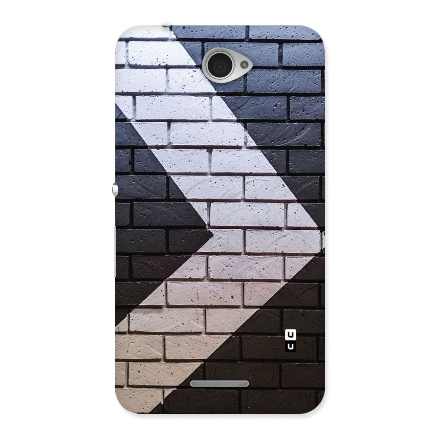 Wall Arrow Design Back Case for Sony Xperia E4