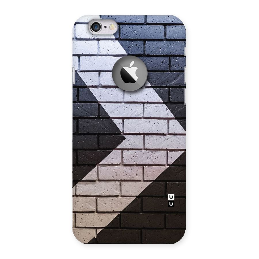 Wall Arrow Design Back Case for iPhone 6 Logo Cut