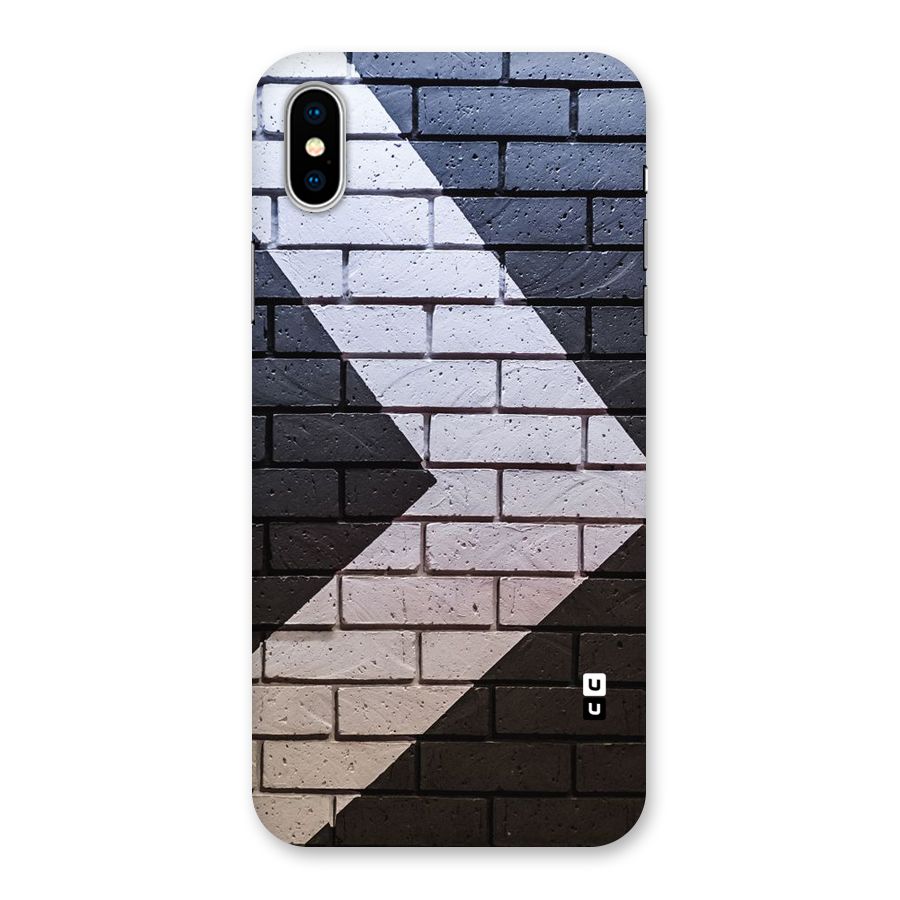 Wall Arrow Design Back Case for iPhone XS