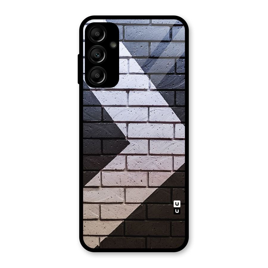 Wall Arrow Design Glass Back Case for Galaxy A14 5G