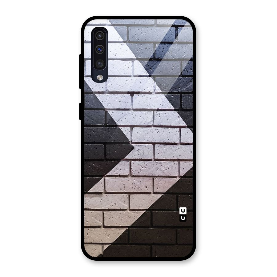 Wall Arrow Design Glass Back Case for Galaxy A30s