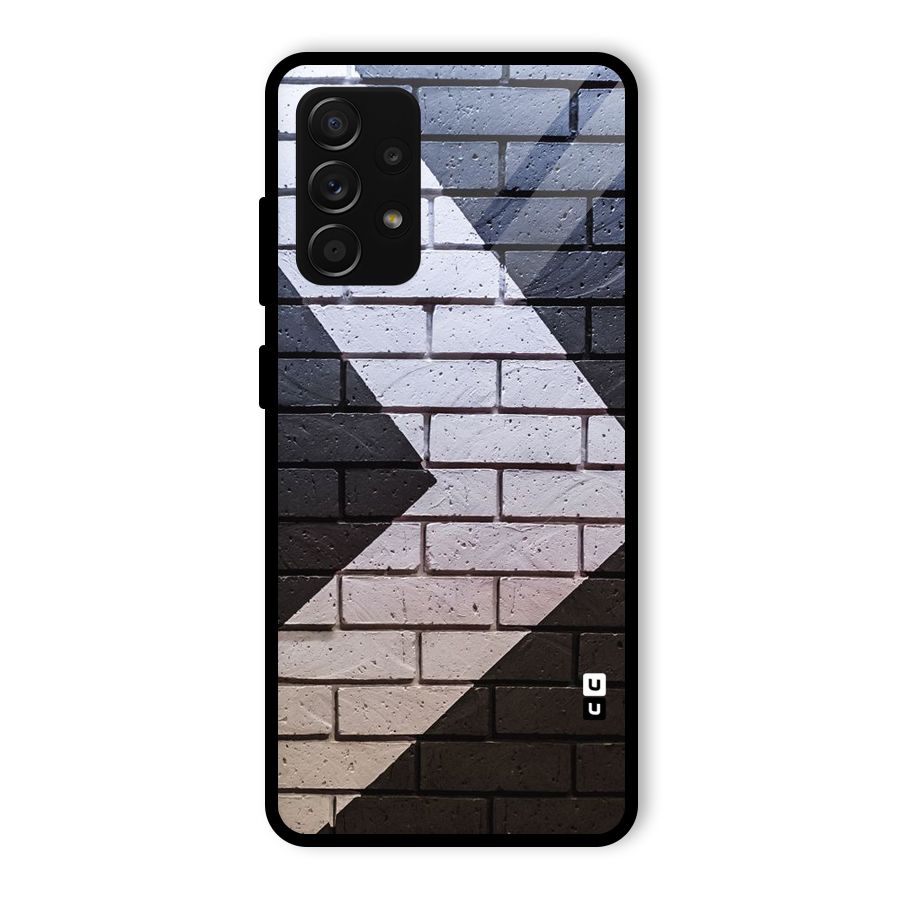 Wall Arrow Design Glass Back Case for Galaxy A53 5G