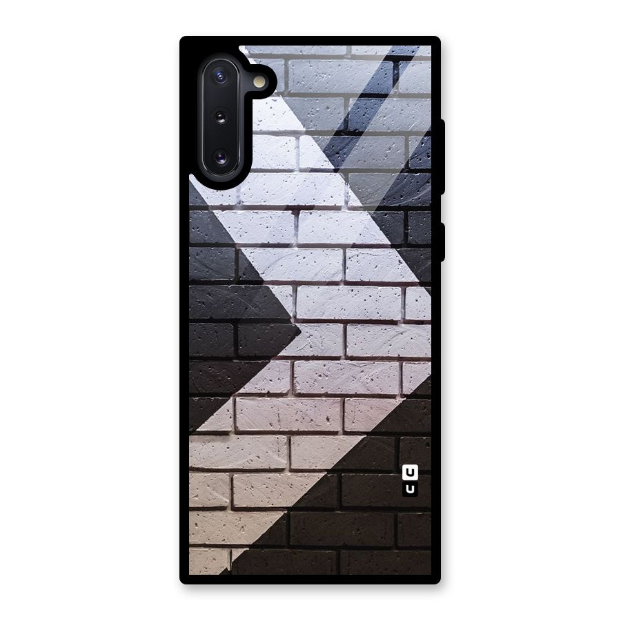 Wall Arrow Design Glass Back Case for Galaxy Note 10