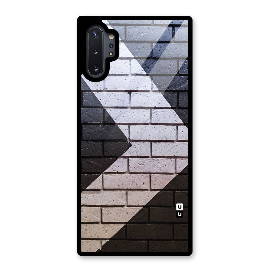 Wall Arrow Design Glass Back Case for Galaxy Note 10 Plus