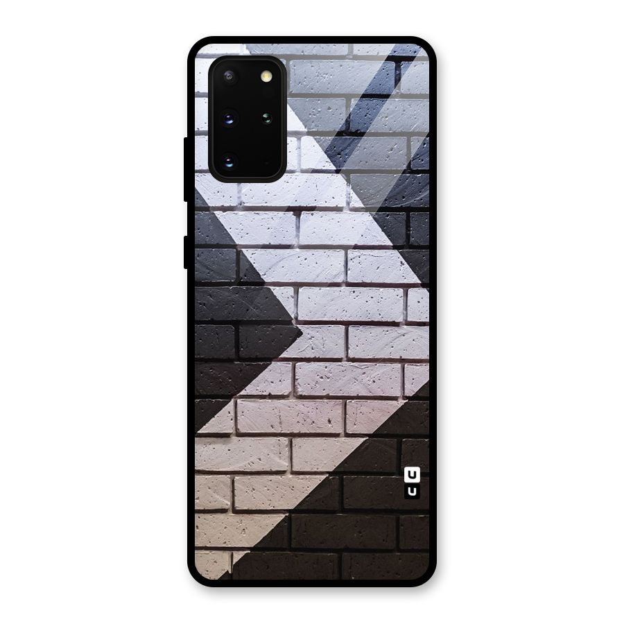 Wall Arrow Design Glass Back Case for Galaxy S20 Plus