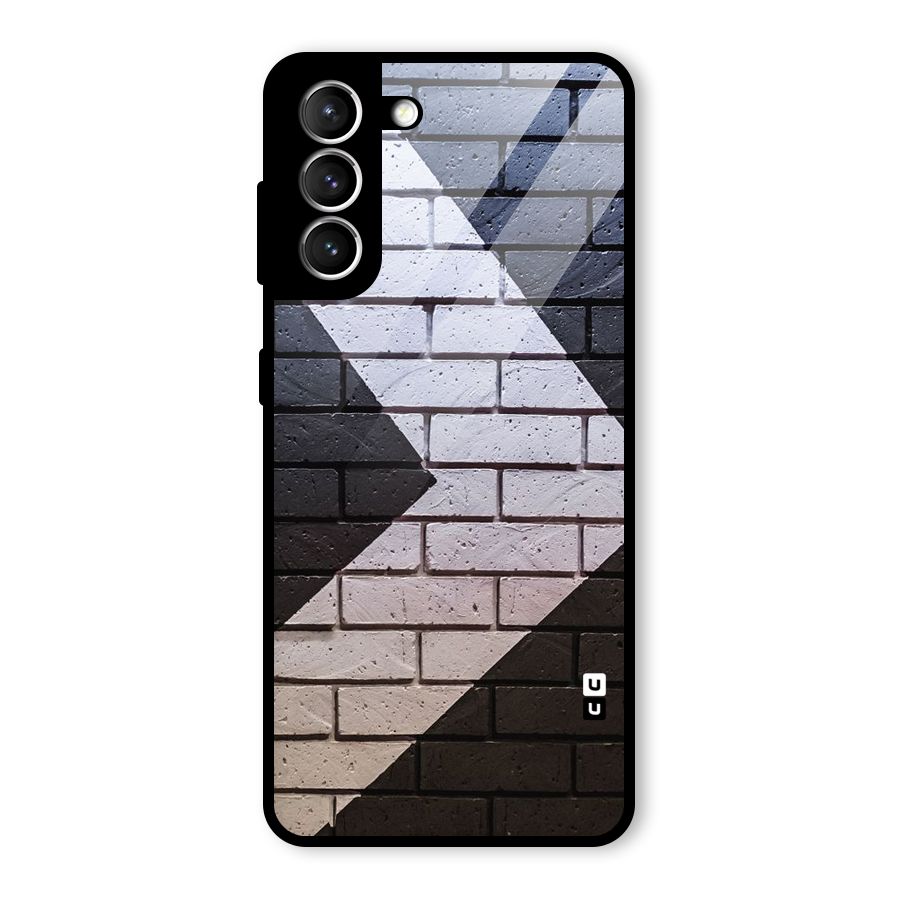 Wall Arrow Design Glass Back Case for Galaxy S21 5G