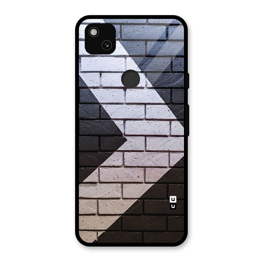 Wall Arrow Design Glass Back Case for Google Pixel 4a