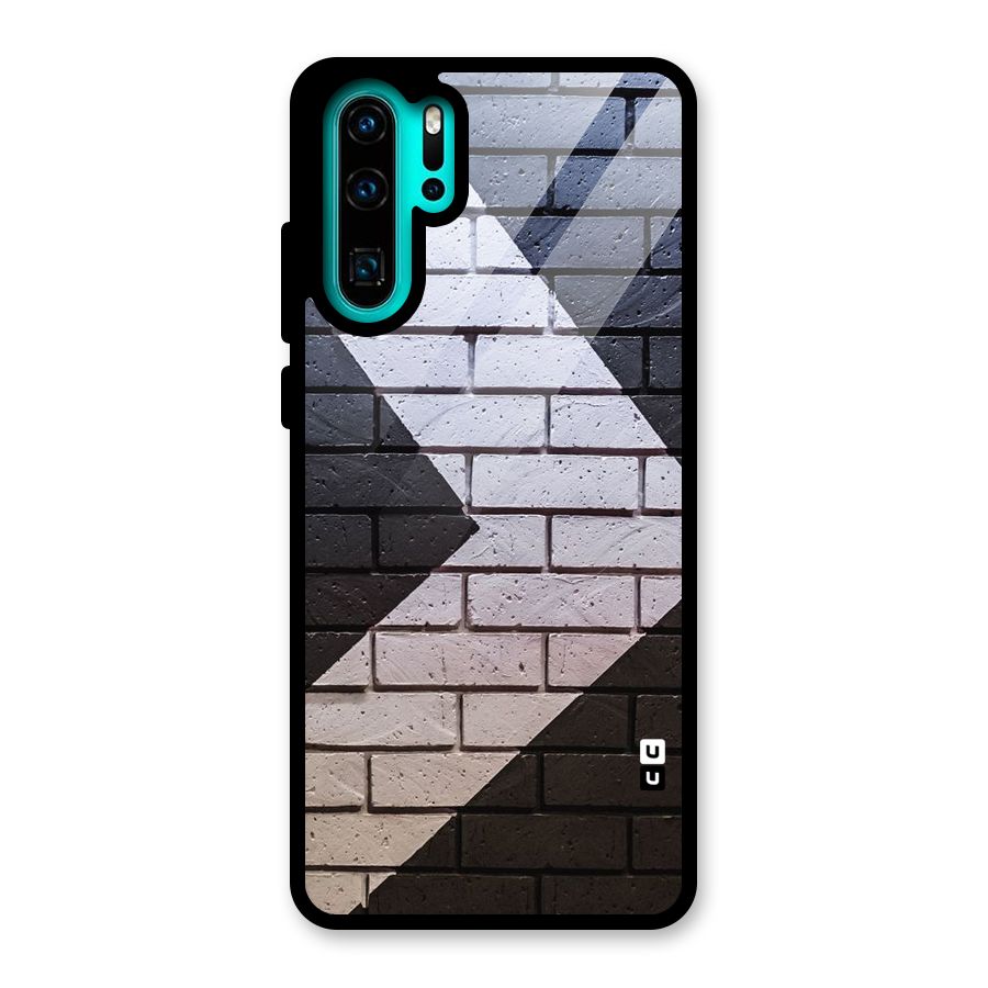 Wall Arrow Design Glass Back Case for Huawei P30 Pro