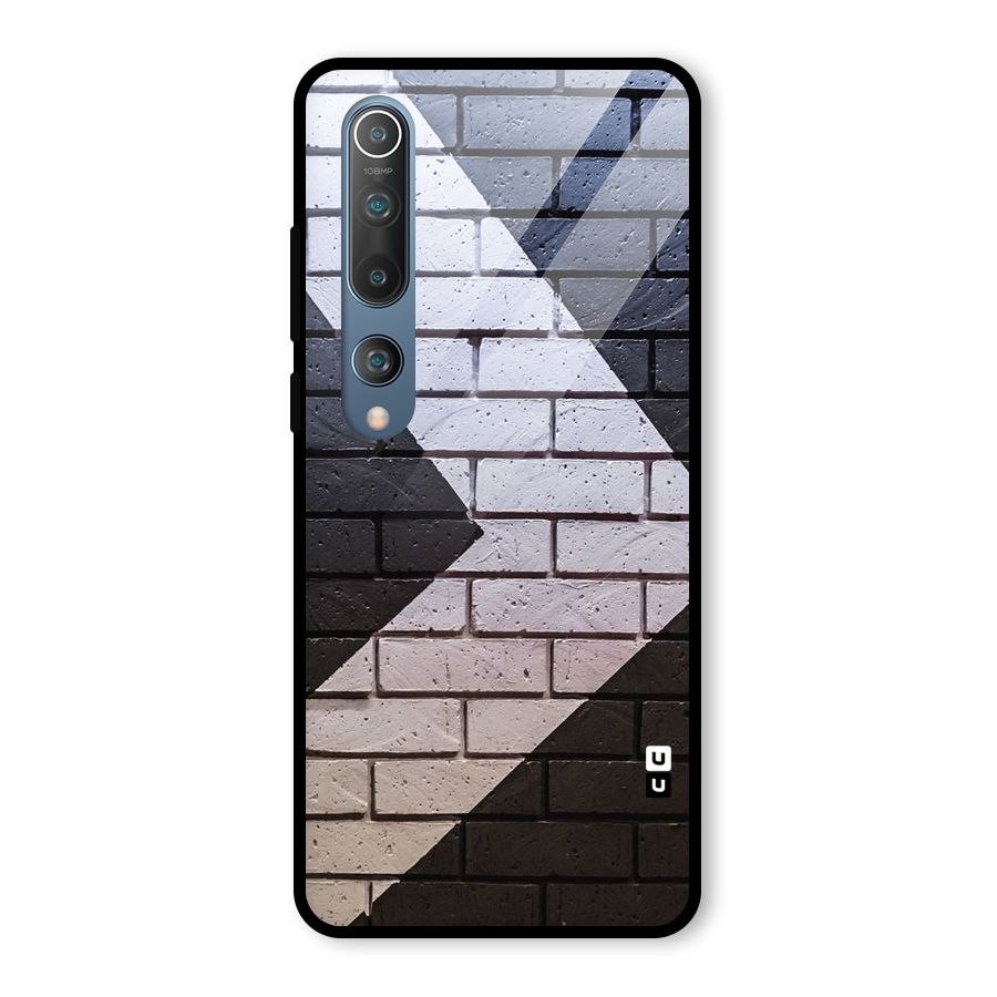 Wall Arrow Design Glass Back Case for Mi 10