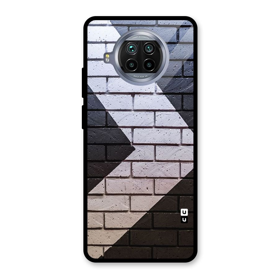 Wall Arrow Design Glass Back Case for Mi 10i