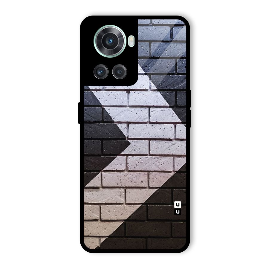 Wall Arrow Design Glass Back Case for OnePlus 10R