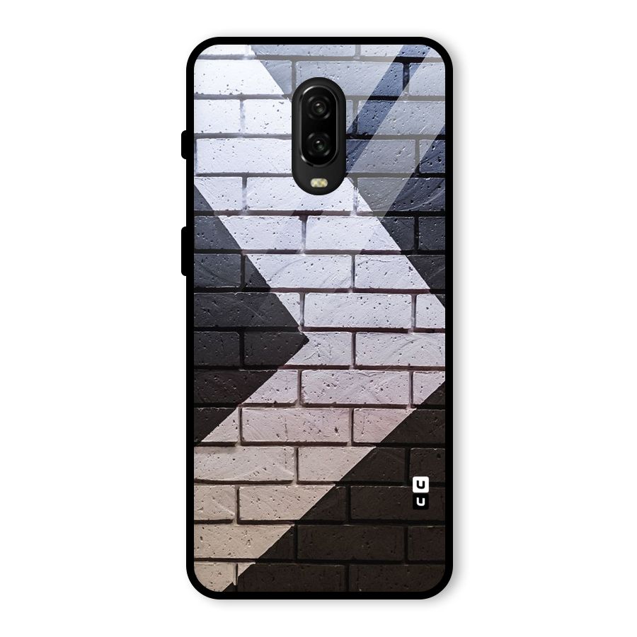 Wall Arrow Design Glass Back Case for OnePlus 6T