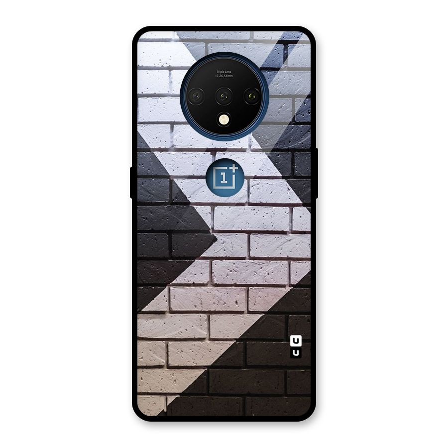 Wall Arrow Design Glass Back Case for OnePlus 7T