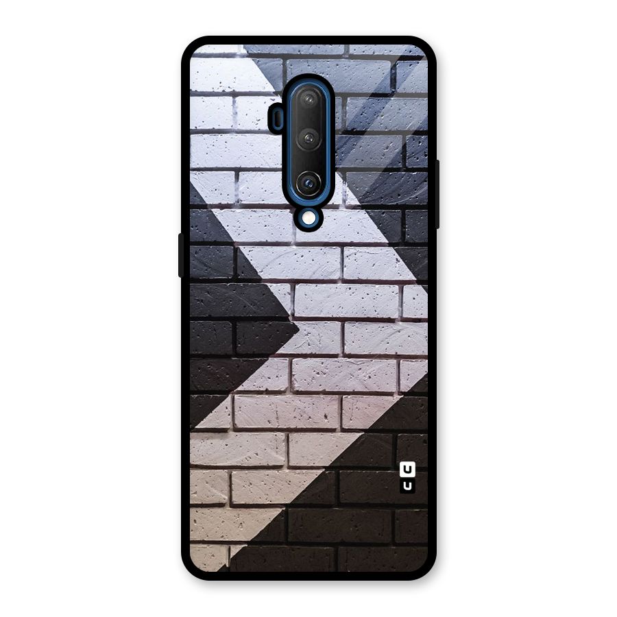 Wall Arrow Design Glass Back Case for OnePlus 7T Pro
