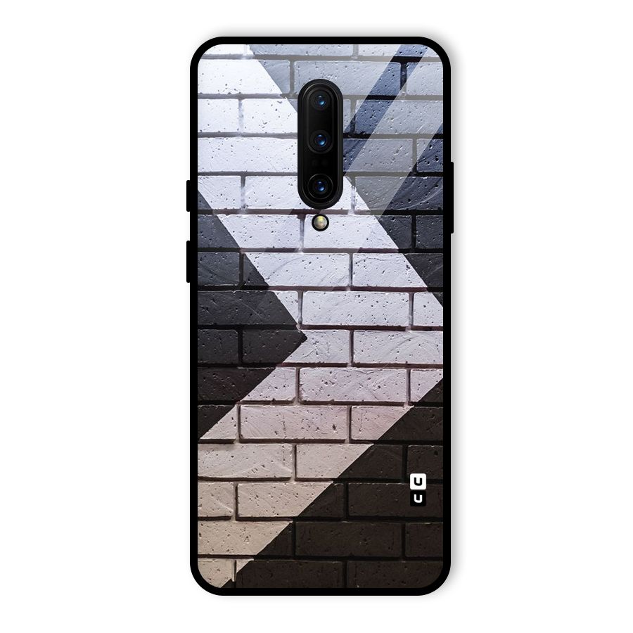 Wall Arrow Design Glass Back Case for OnePlus 7 Pro