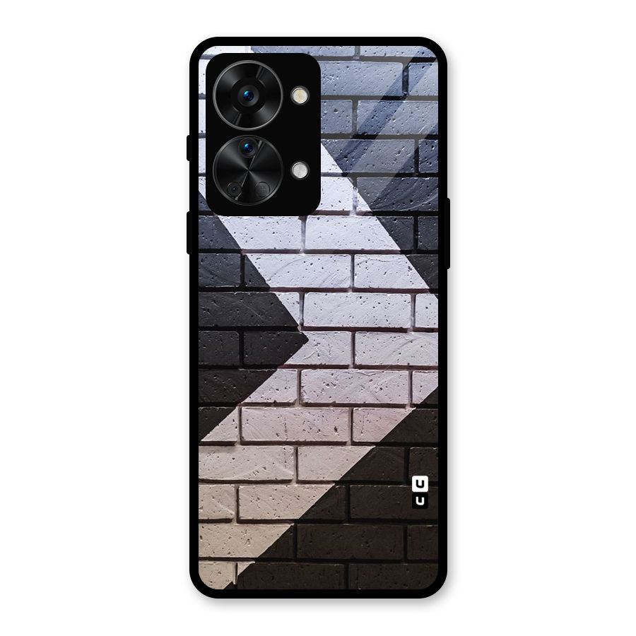 Wall Arrow Design Glass Back Case for OnePlus Nord 2T