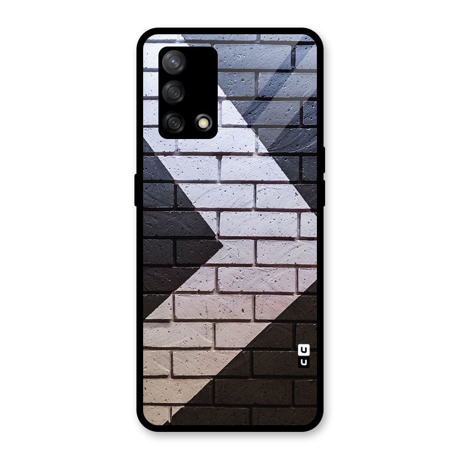 Wall Arrow Design Glass Back Case for Oppo F19