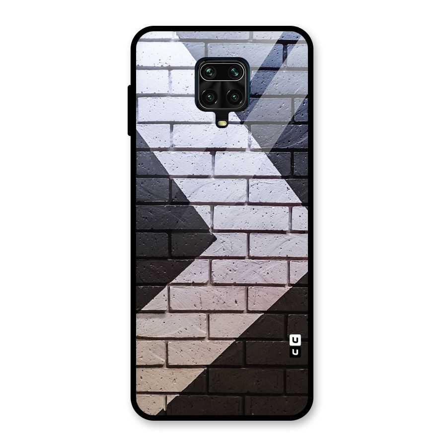 Wall Arrow Design Glass Back Case for Poco M2 Pro