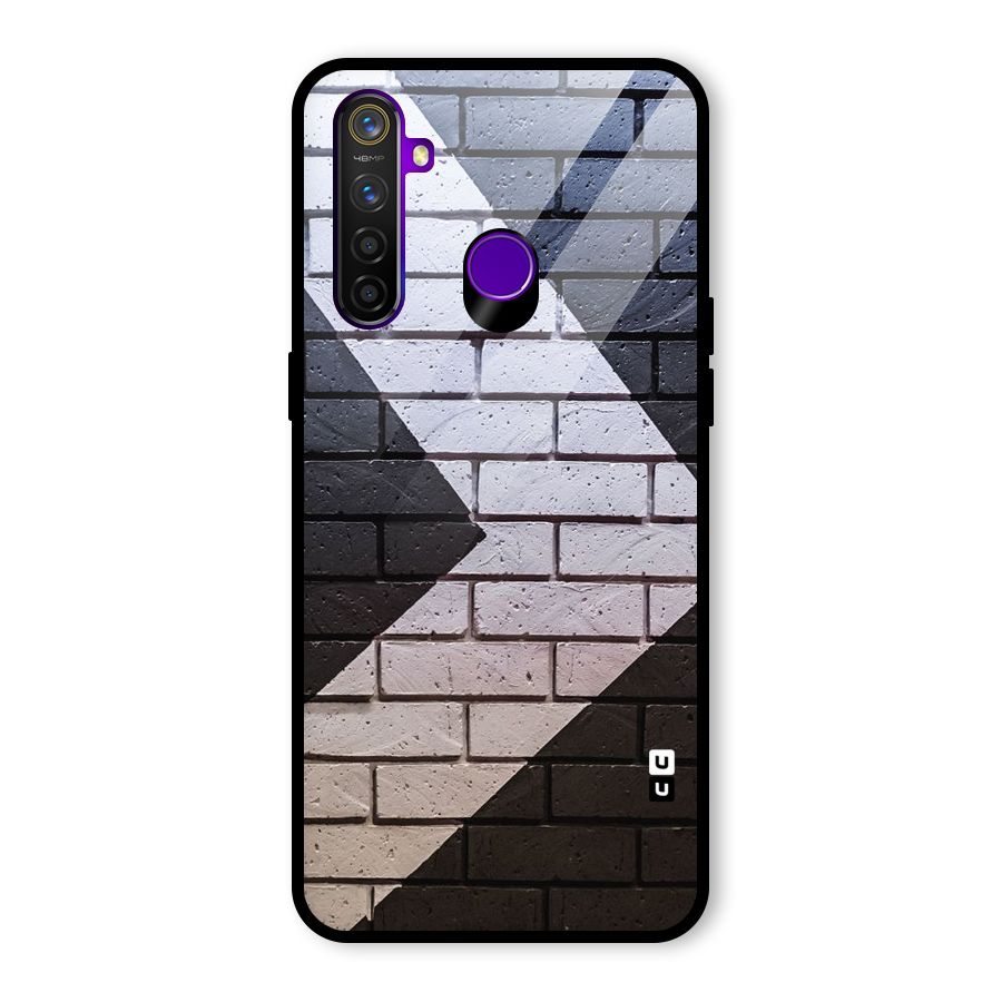 Wall Arrow Design Glass Back Case for Realme 5 Pro