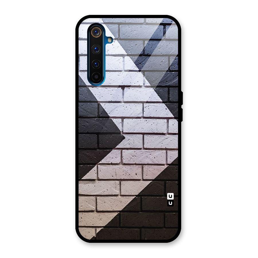 Wall Arrow Design Glass Back Case for Realme 6 Pro