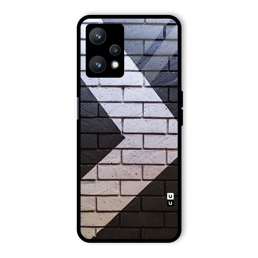 Wall Arrow Design Glass Back Case for Realme 9 Pro 5G