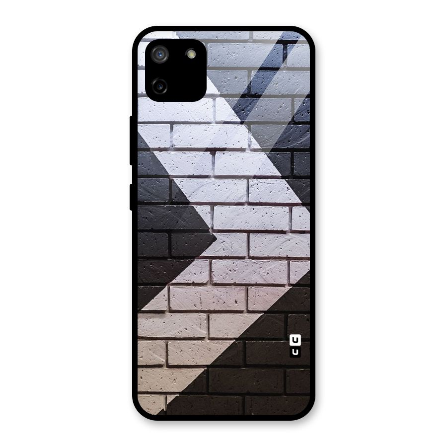 Wall Arrow Design Glass Back Case for Realme C11