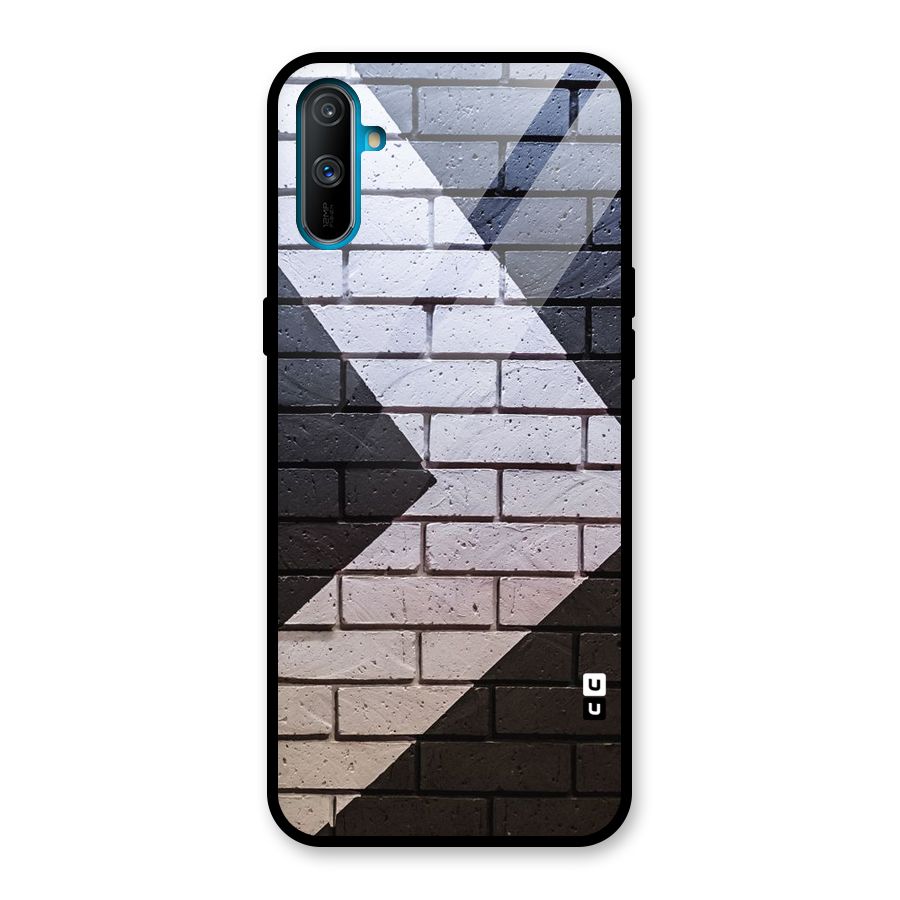 Wall Arrow Design Glass Back Case for Realme C3