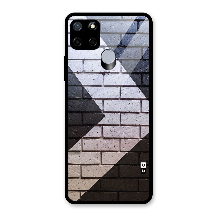Wall Arrow Design Glass Back Case for Realme Narzo 20