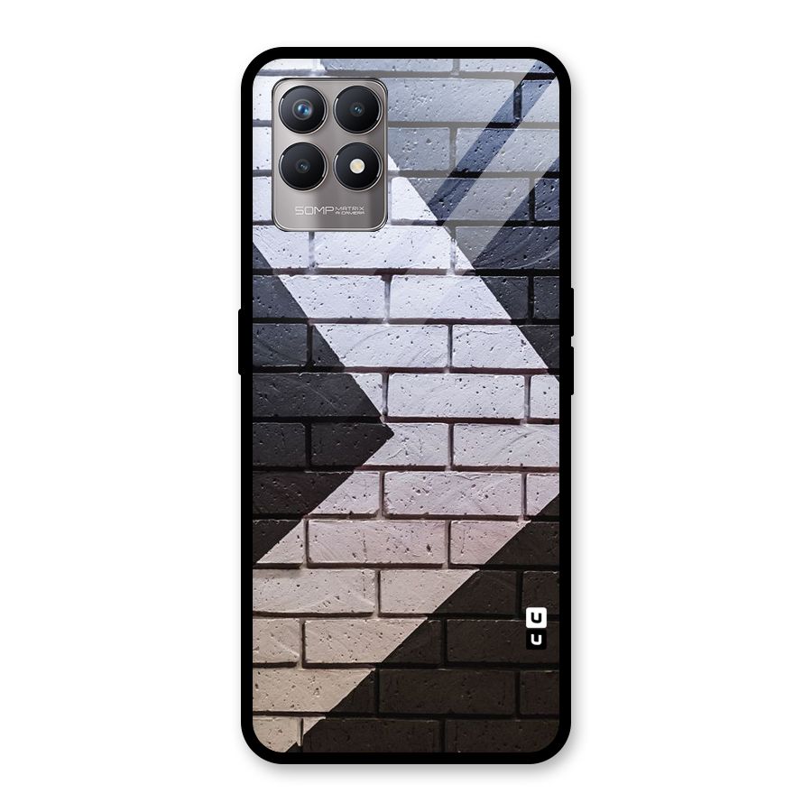 Wall Arrow Design Glass Back Case for Realme Narzo 50